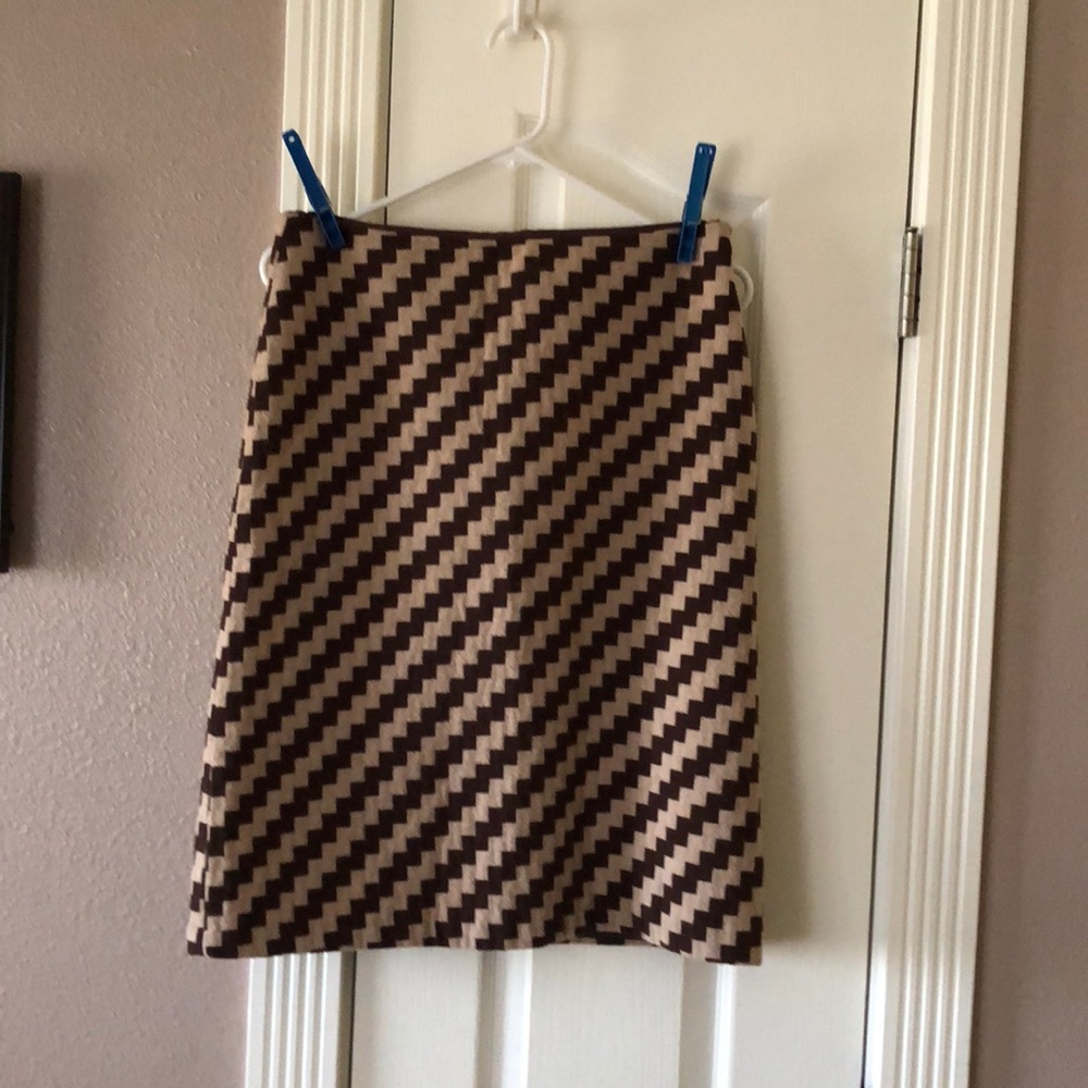J crew geometric skirt